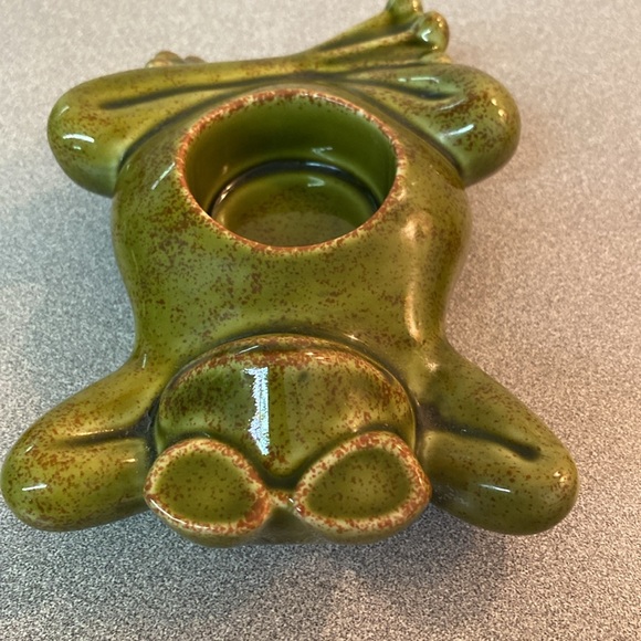 Partylite - pair of frog tea lite candle holders. - Picture 4 of 9
